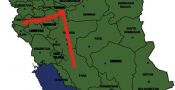 Agatha Christie Iran tour map