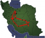 Iran-live-trip-map